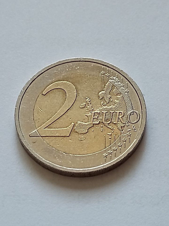 2 Euro Münze Helmut Schmidt in Hamburg