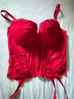 Hunkemöller Bustier Korsage rot 80D NEU Wandsbek - Hamburg Bramfeld Vorschau