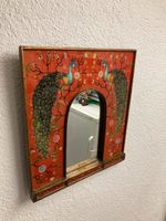 Wandspiegel mit Hinterglasmalerei Handmade in Peru Bayern - Vaterstetten Vorschau