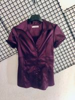 Satin Bluse Hemd Aubergine lila Größe S wie neu Original 90er Baden-Württemberg - Rottweil Vorschau