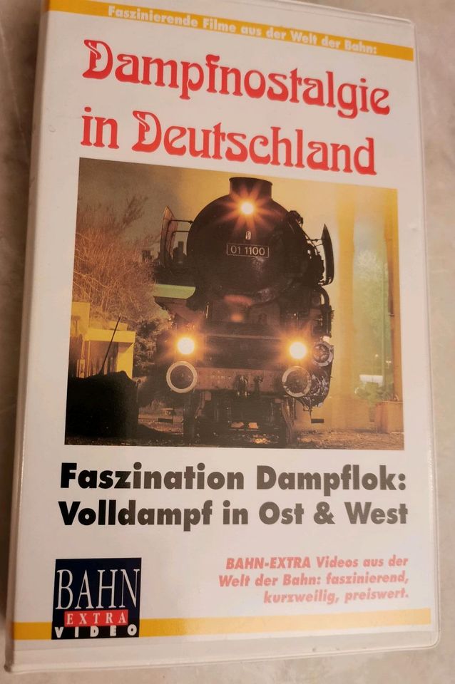 Eisenbahn - Dampfnostalgie in Deutschland -  VHS Kassette in Altenberge