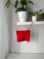 Rotes Top Bandeatop Bandeau Tubetop Tube Zara S 36 Hessen - Fuldatal Vorschau
