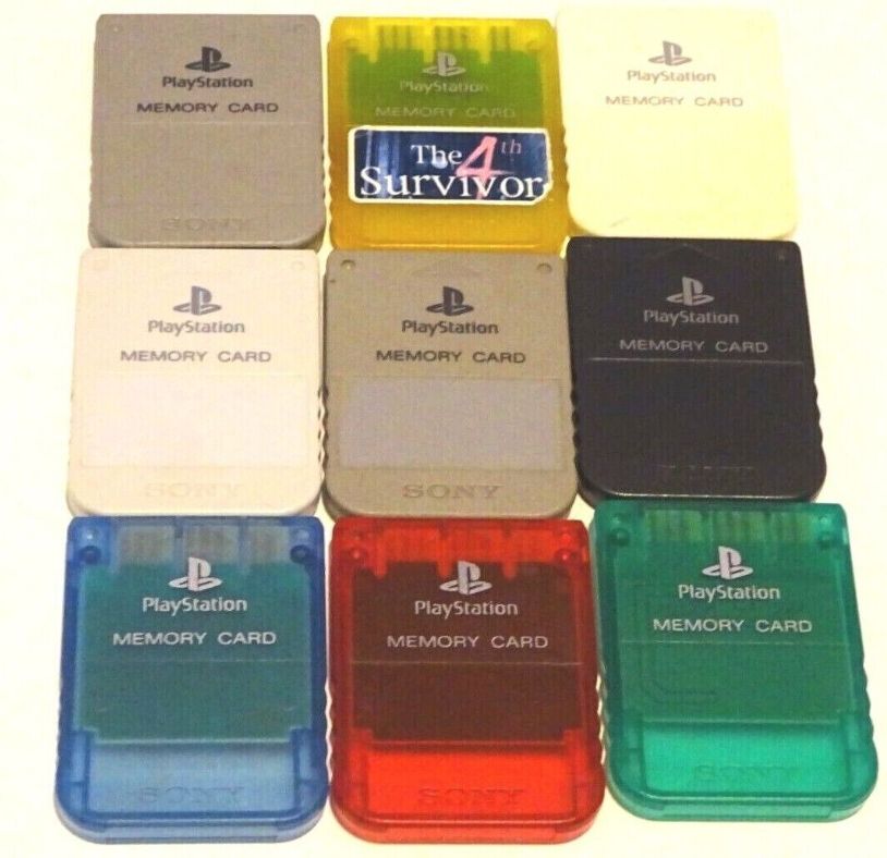 PS1 Original Sony Memory Card Speicher Karte 1 MB Versch. Farben in Köln