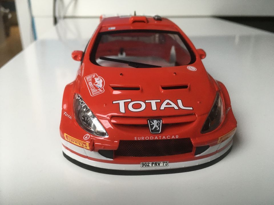 Slotcar 1:24 Karosserie Peugeot 307 #7 WRC Avant Slot Carrera BRM in Schalksmühle