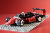 Lego Rennwagen rot schwarz, Lenkung funktioniert, ca. 1991 Brotterode-Trusetal - Trusetal Vorschau