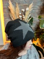 Beanie Mütze unisex schwarz Stern Hut Hessen - Liederbach Vorschau