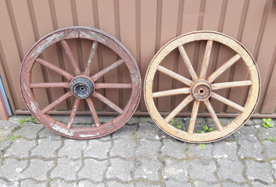 Alte Holzwagenräder 48 cm oder 50 cm Durchmesser in Hannover