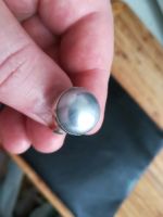 Ring 925 Silber, grosser Silberner Perle Thüringen - Eisenach Vorschau