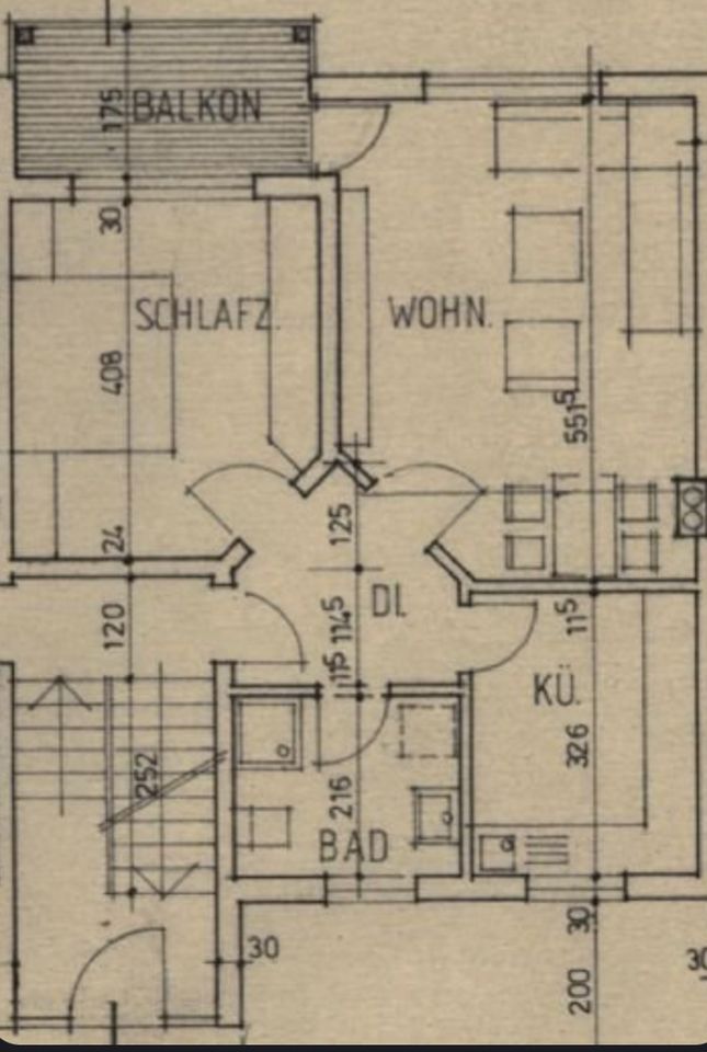 2-Zi. ETW mit Balkon und Fernsicht in Rödelmaier