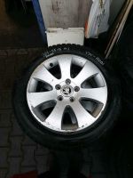 Skoda , Audi ,VW alufelgen auf Winter Reifen größe 205-55R16 Nordrhein-Westfalen - Bottrop Vorschau