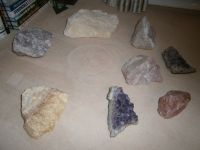 Mineraliensammlung Rosenquarz Bergkristall Achatscheiben Onix usw Niedersachsen - Buchholz in der Nordheide Vorschau