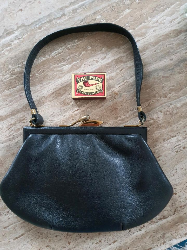 Handtasche Vintage Alt schwarz in Erfurt