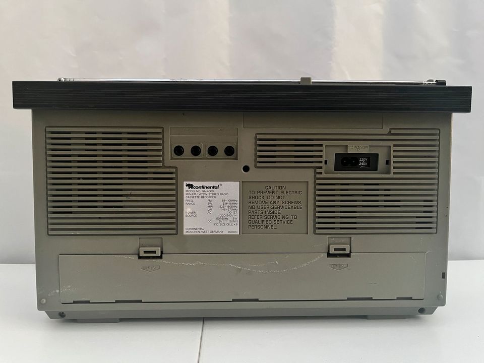 Continental GA-4000 vintage retro Radiorecorder „Ghettoblaster“ in München