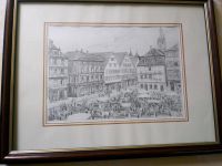 Marktplatz Tübingen Lithographie E.Lasche Baden-Württemberg - Wannweil Vorschau