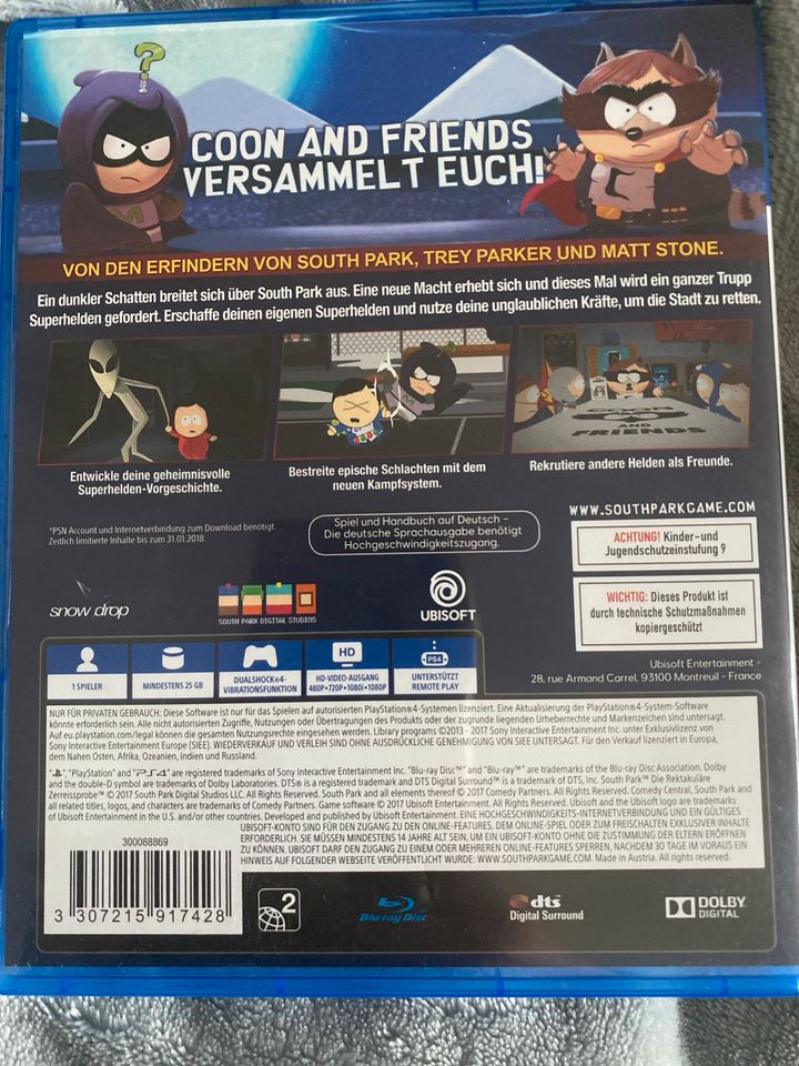 ps4 south park die rektakuläre zerreisprobe in Delmenhorst