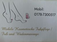 Mobile kosmetische Fußpflege auch Fuß-und Wadenmassage Nordrhein-Westfalen - Bottrop Vorschau