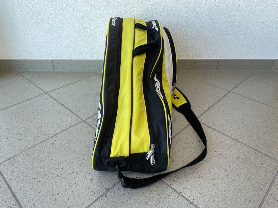 Babolat Tennistasche Schwarz Gelb Weiß für Tennisschläger in Neckarsulm