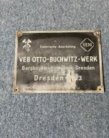 Altes Blechschild(Maschinenschild) Sachsen - Ostritz Vorschau