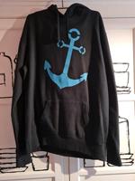 schwarzer Pullover / Hoodie mit Anker XXL neuwertig Hamburg-Nord - Hamburg Fuhlsbüttel Vorschau