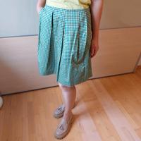 Lind grüner Minirock mit Kellerfalten und Taschen Bayern - Wartenberg Vorschau