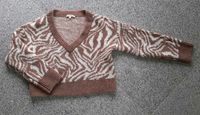 REVIEW Pullover braun  creme Zebra Wollpullover Gr. XS Hessen - Hochheim am Main Vorschau