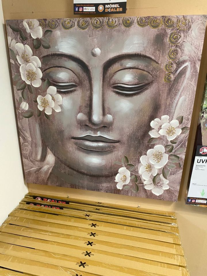 Bild / Keilrahmenbild / Buddha statt 79,99€ in Zeitz