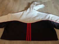 adidas Crop Hoodie Top Pulli blau weiß rot M 38 40 Rheinland-Pfalz - Dernbach Vorschau