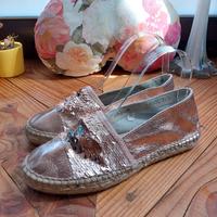 Ilc Damen leder espadrilles Ballerinas Gr.38 Gold Rosa Rheinland-Pfalz - Germersheim Vorschau