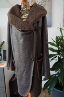 Ophilia Teddy Jacke Teddyfell Mantel Poncho gr. 5 48 braun leder Nordrhein-Westfalen - Issum Vorschau