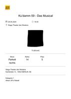 Ku‘damm 59 Musical Ticket 28.5 Berlin - Mitte Vorschau