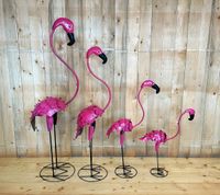 FLAMINGO AUS METALL POOL GARTEN DEKO GARTENFIGUR DINER ROCKABILLY Nordrhein-Westfalen - Hamm Vorschau