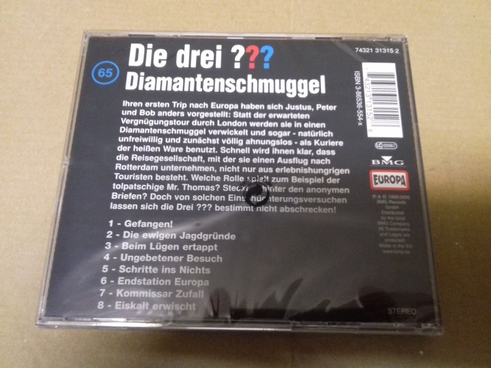 Die drei ??? Fragezeichen CD 65 Diamantenschmuggel NEU & OVP in Bovenden