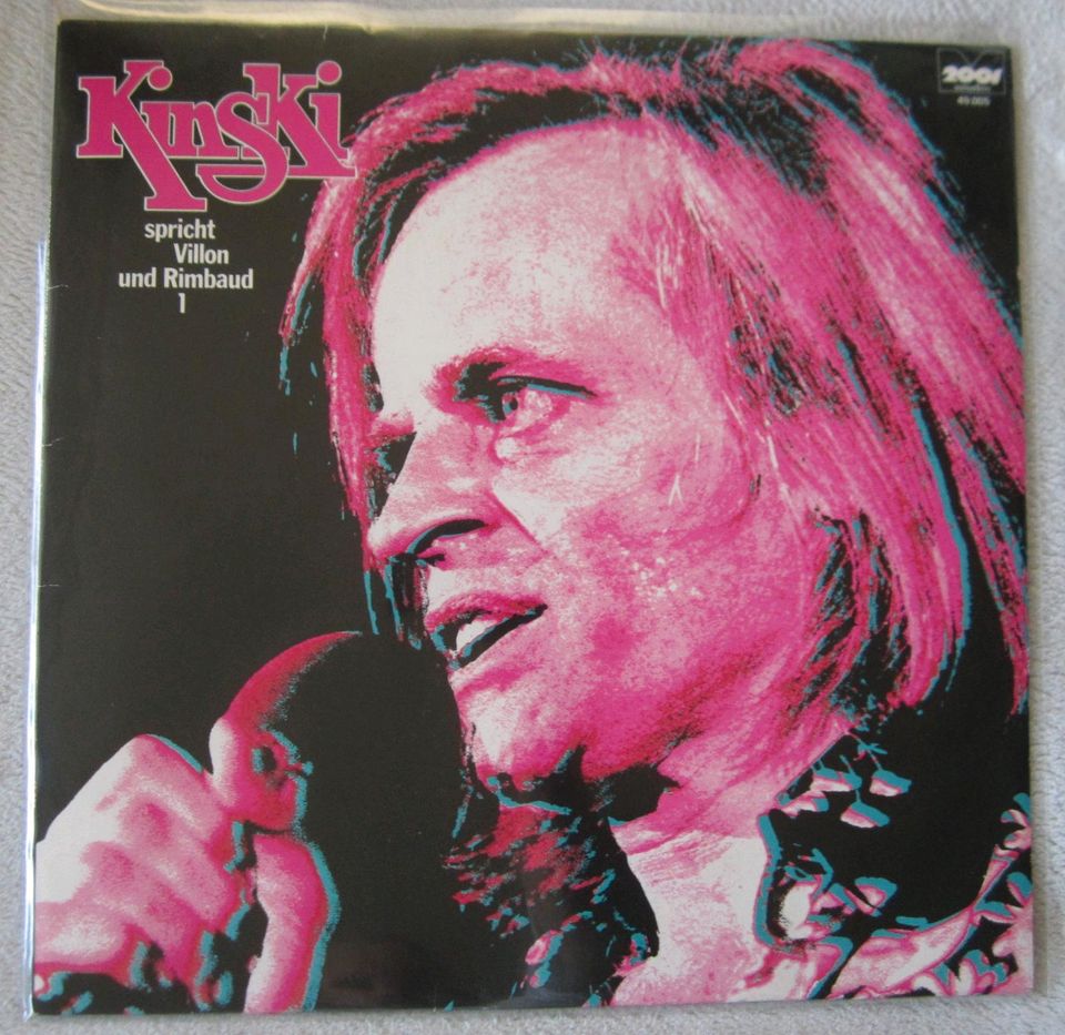 KLAUS KINSKI ● Vinyl Schallplatte LP Poesie Poetry Lyrik Akteur in Darmstadt