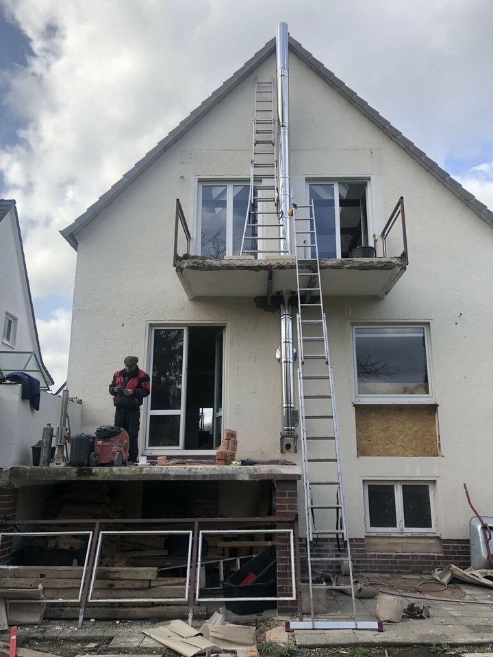 ❗️ Edelstahlschornstein Montage Schornstein Kamin Ofen Sanierung in Bielefeld