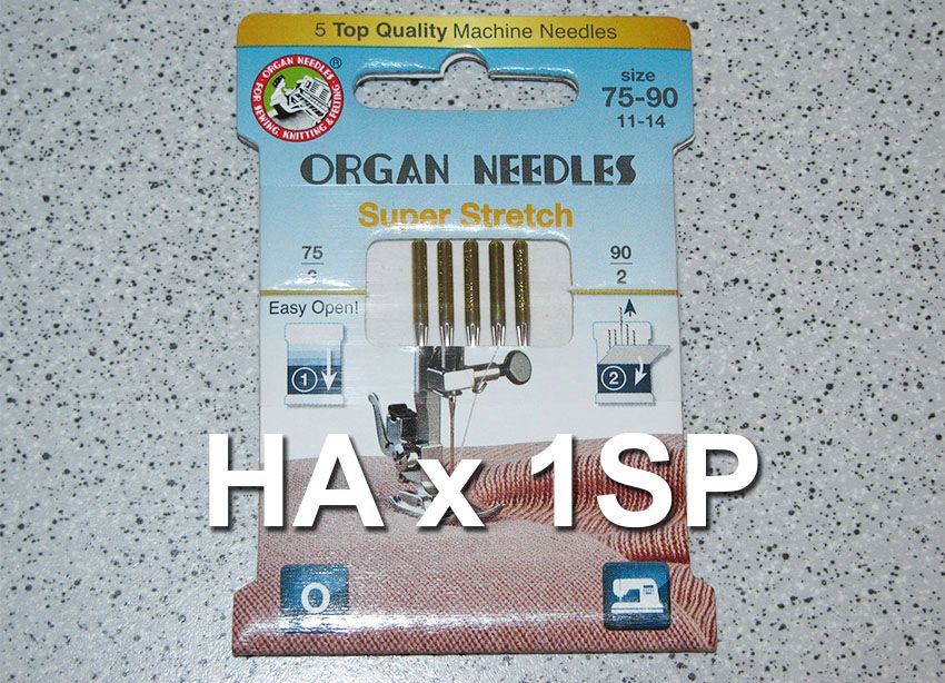 ORGAN Super Stretch Nadeln Nähmaschine HAx1SP Overlock Jersey in Wolfstein