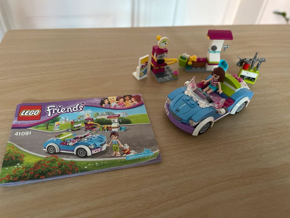 Lego Friends 41091 Auto mit Tankstelle und Waschanlage in Hagenow