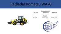 !!! Mietpark-A5 Radlader Komatsu WA70 Baumaschinen Mieten !!! Hessen - Mücke Vorschau