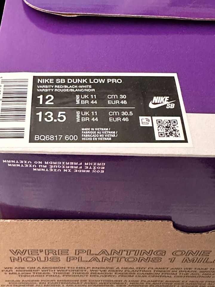 Nike SB Dunk Low Pro Chicago 46 in Berlin