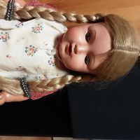 Schildkröt Puppe alt 45 mit blonden Zöpfen Baden-Württemberg - Neuenburg am Rhein Vorschau