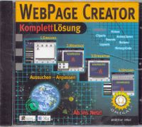 WebPage Creator, Komplettlösung, CD ROM, NEU Niedersachsen - Goslar Vorschau