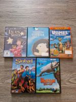 5 Kinder DVD's Garfield, Urmel, Sinbad, Spongebob, Lauras Stern Nordrhein-Westfalen - Willich Vorschau