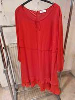 Sheego Style rotes Cocktailkleid Gr. 50 Frühlingskleid fein Saarland - Schwalbach Vorschau