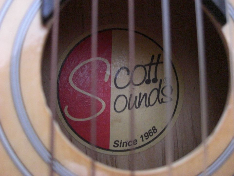 Gitarre Scott Sound Akkustikgitarre Akkustische Gitarre klein in Buseck
