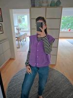 Weste teddyweste teddy mantel jacke flieder lila xs s 34 36 38 ca Hannover - Mitte Vorschau