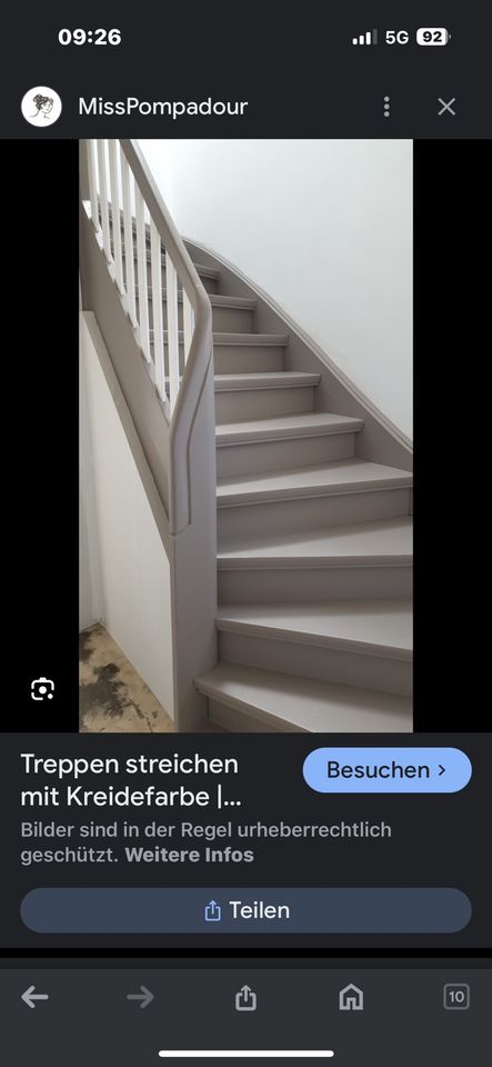 Suche Maler für meine Holztreppe 7 lfm nur Fachkräfte gesucht !!! in München