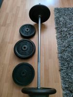 Hantelstange mit Gewichten Gym 80 Barbell Gusseisen Hessen - Offenbach Vorschau