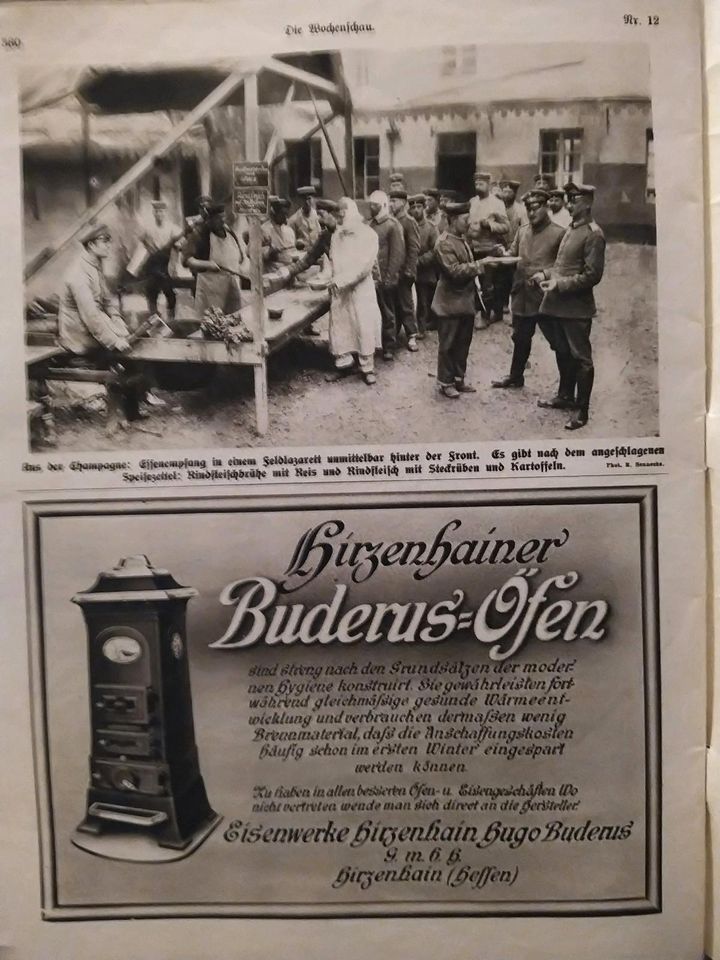 Die Wochenschau Nr.12 vom 20. März 1915 Kriegsnummer in Wiesbaden