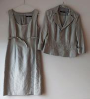Festliches Kleid mit kurzer Jacke  S. Oliver hellgrau silbrig  36 Hessen - Bad Homburg Vorschau