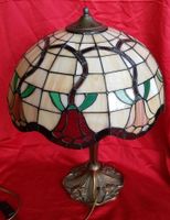 Tiffany Lampe Tischlampe Höhe 53 cm Messingfuß Saarland - St. Wendel Vorschau