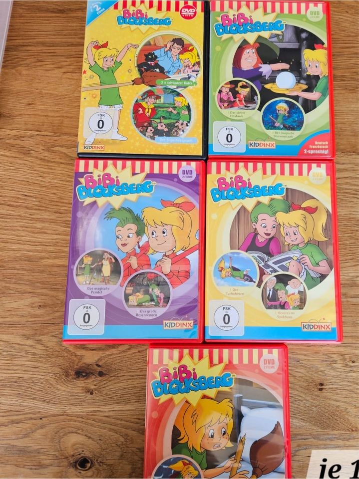 5 Bibi Blocksberg DVDs in Rheinberg